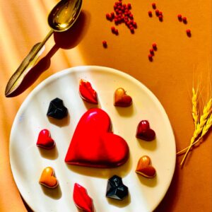 شکلات بن بن با فیلینگ قهوه و کرمفیل کارامل