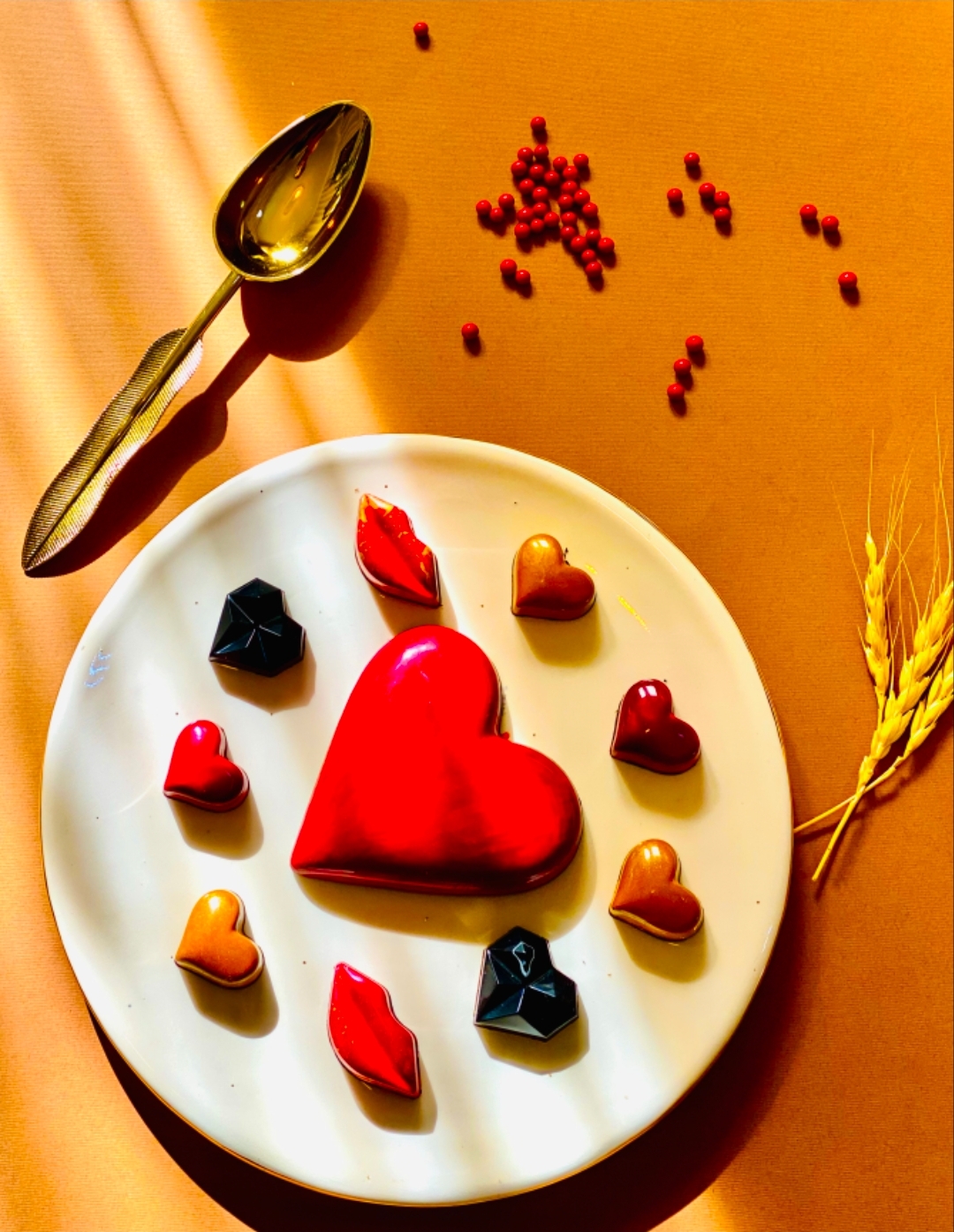 شکلات بن بن با فیلینگ قهوه و کرمفیل کارامل