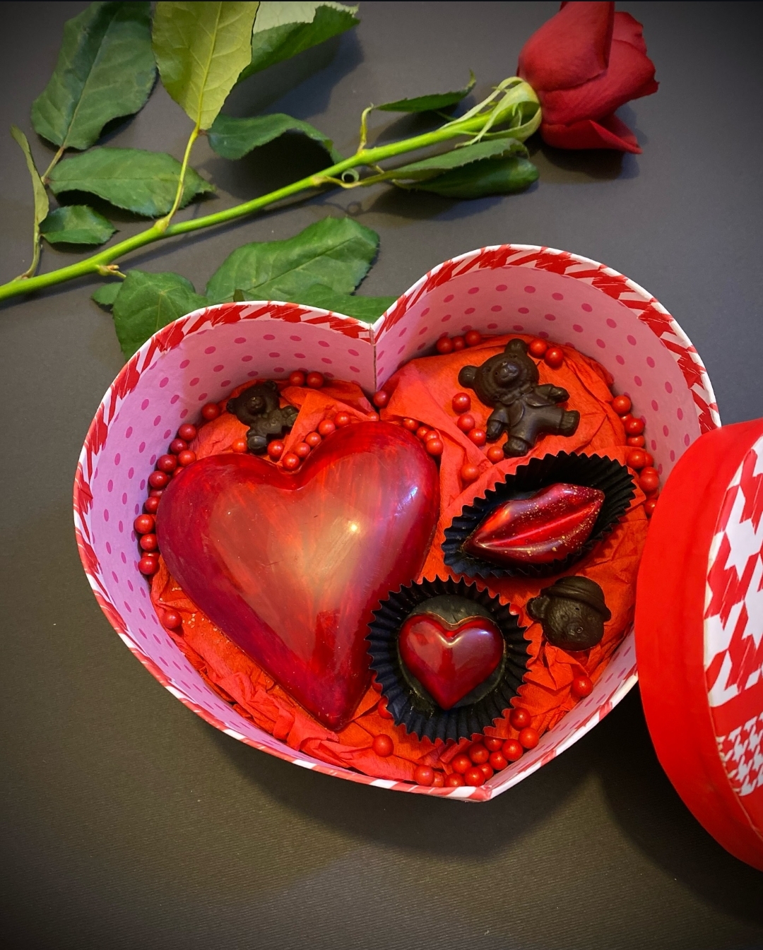 شکلات باکس قلبی ولنتاین - تصویر 2