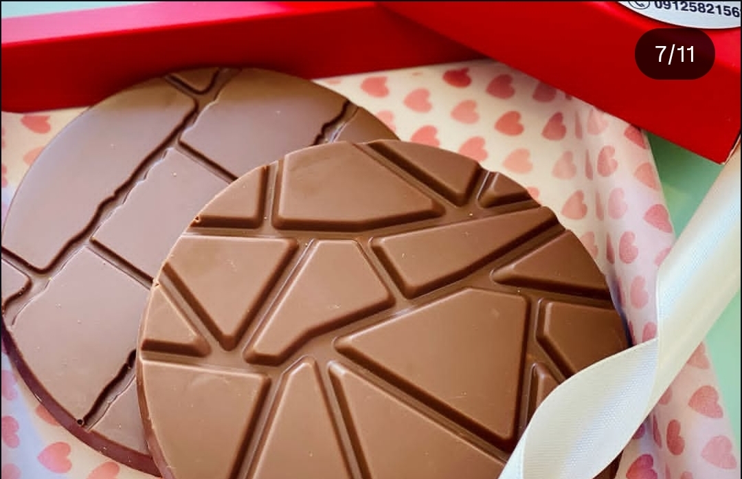 شکلات بلژیکی گرد