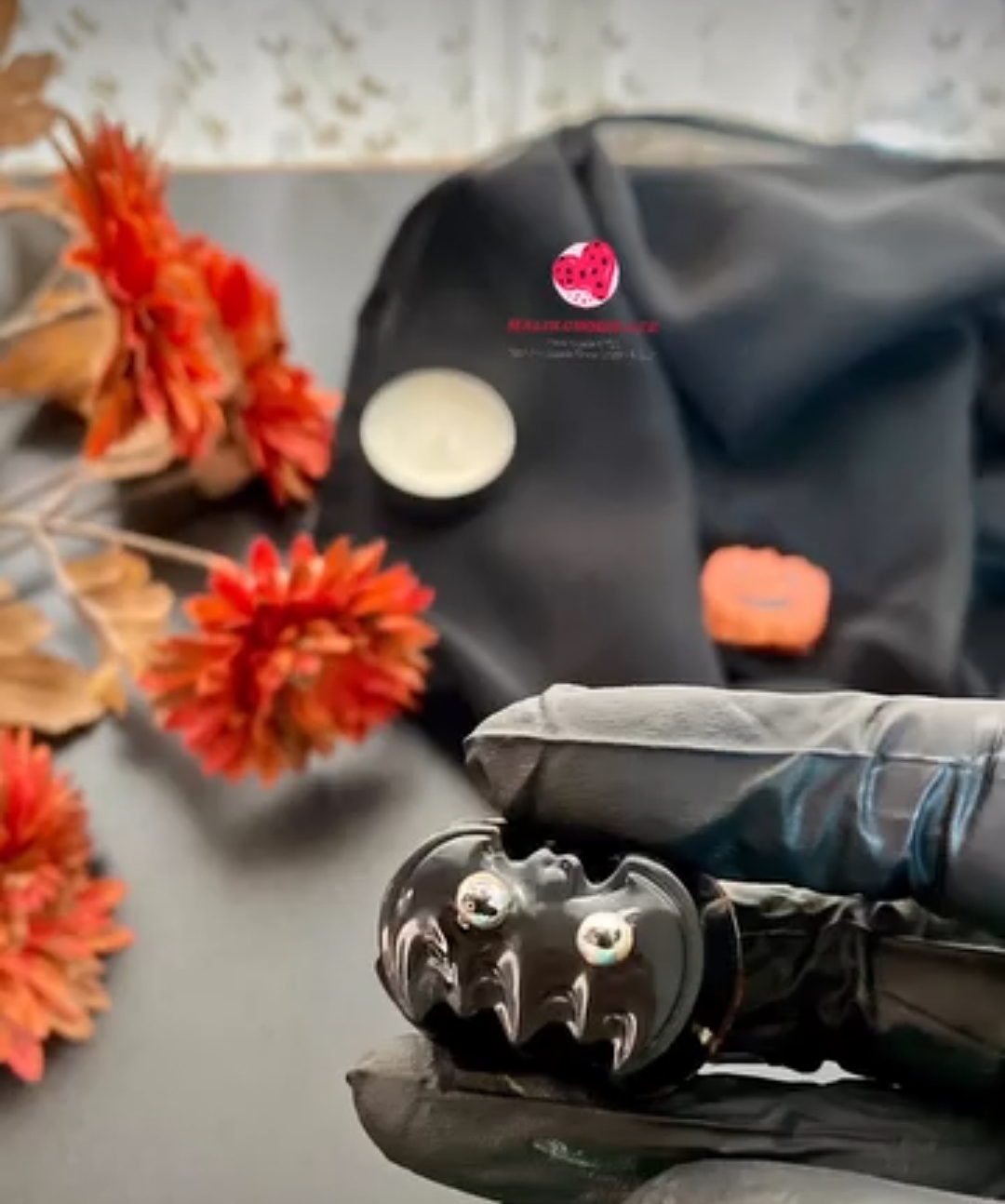 شکلات تلخ بلژیکی هالووین ملیح چاکلت