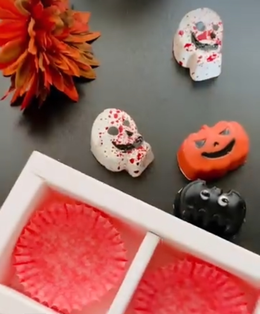 شکلات تلخ بلژیکی هالووین ملیح چاکلت